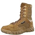 YEVHEV Men's 8 inch Tactical Boots Outdoor Casual Lightweight Coyote Military Boots for Hiking Work Combat