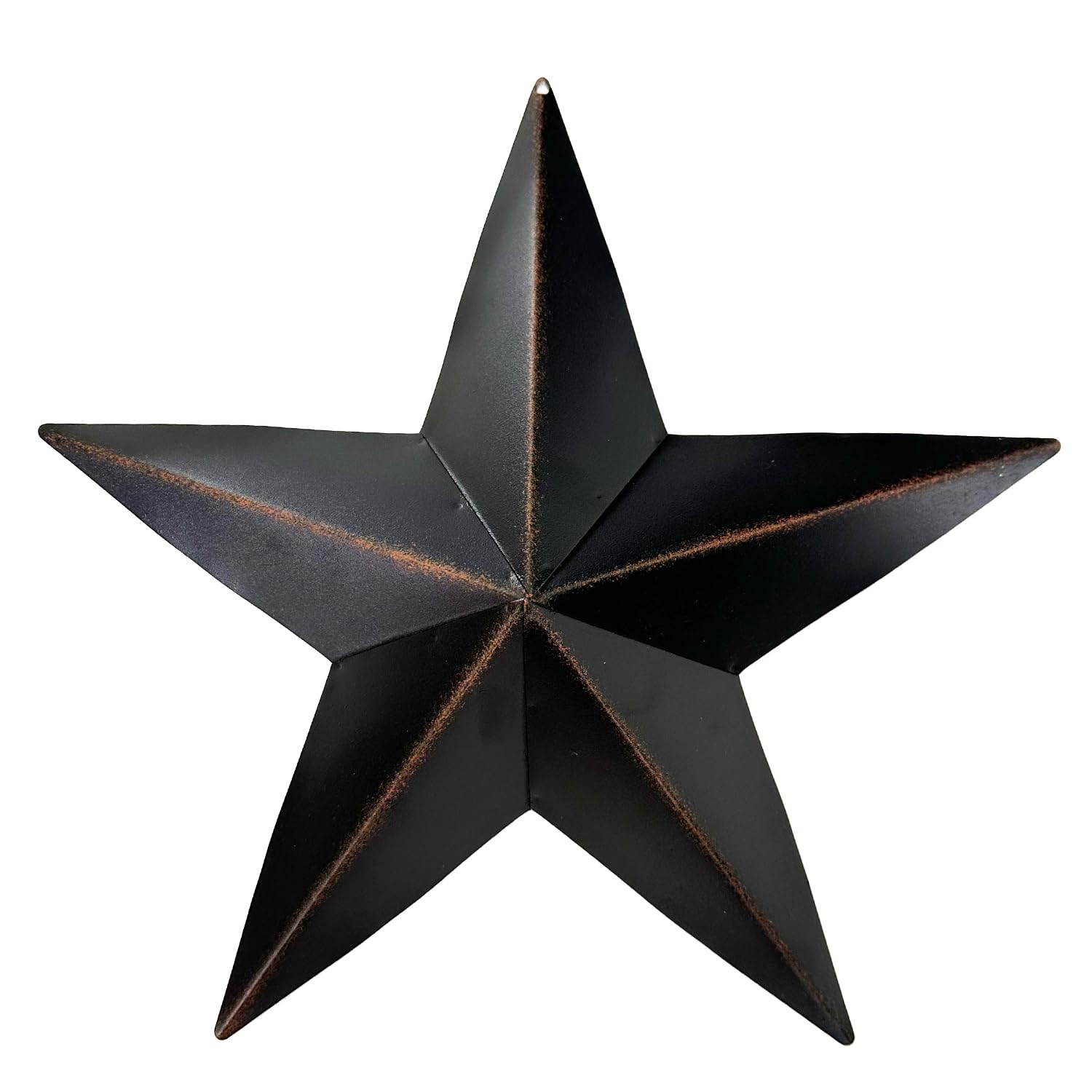 Rainbow Handcrafts 4th July American Patriotic Star Rustic Metal Wall Art 12"