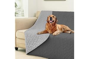 Ameritex 100% Waterproof Dog Bed Blankets Double Sided Dog Couch Cover Knurling Pattern pet Bed Cover Reversible Furniture Couch Sofa Car for Puppy Kids