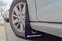 Rally Armor MF37-UR-BLK/RD Black, Red Mud Flap with