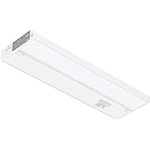 Getinlight 12-inch 3 Color Levels LED Under Cabinet Lighting, Hardwired or Plugged-in, Selectable White 2700K/3000K/4000K, Di