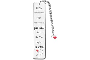 Bookmarks Women Men Teachers Day Gifts Inspirational Dad Mom Friend Birthday Present Auntie Uncle Appreciate Keepsakes Grandp