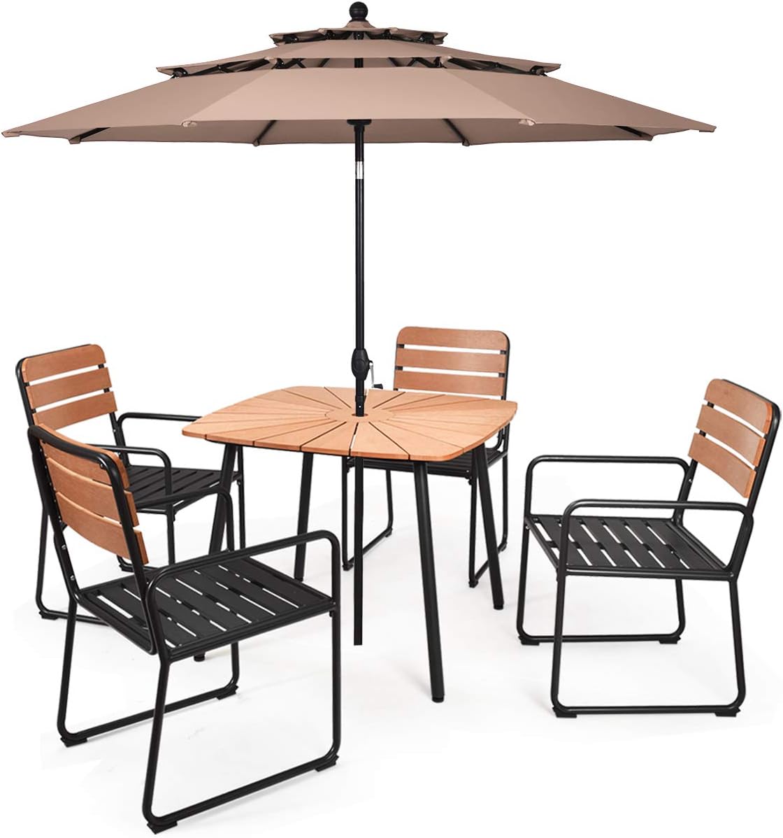 chair with built in umbrella