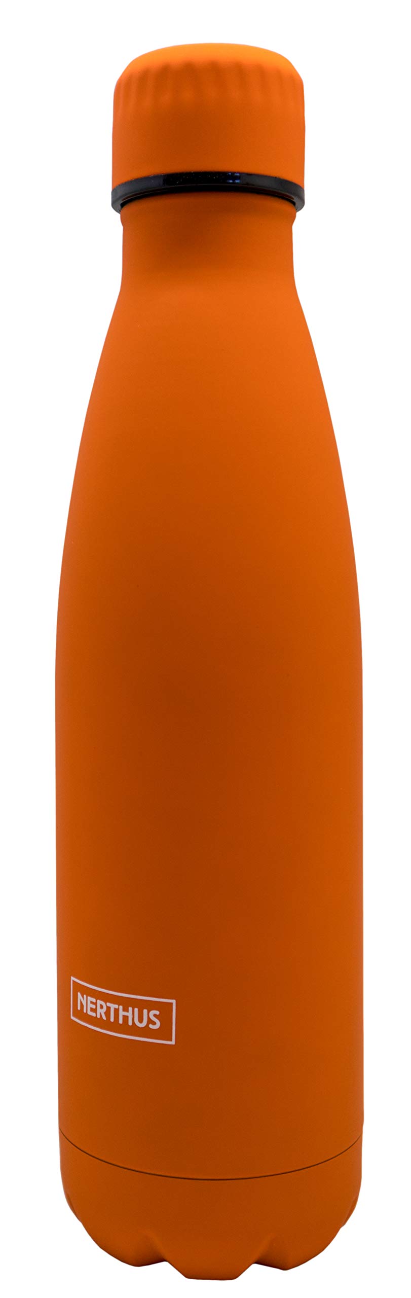 NERTHUS Soft Double Wall for Cold and Hot Orange Design 500 ml BPA