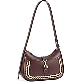 Telena Shoulder Bag for Women, Small Shoulder Purse Vegan Leather Hobo Handbag with Adjustable Strap