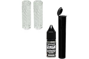 CALIGARS Rollers- Vortex Glass Tips- 8mm, 10mm, 12mm Sizes (RYO Glass Tips) (8mm-2pack)