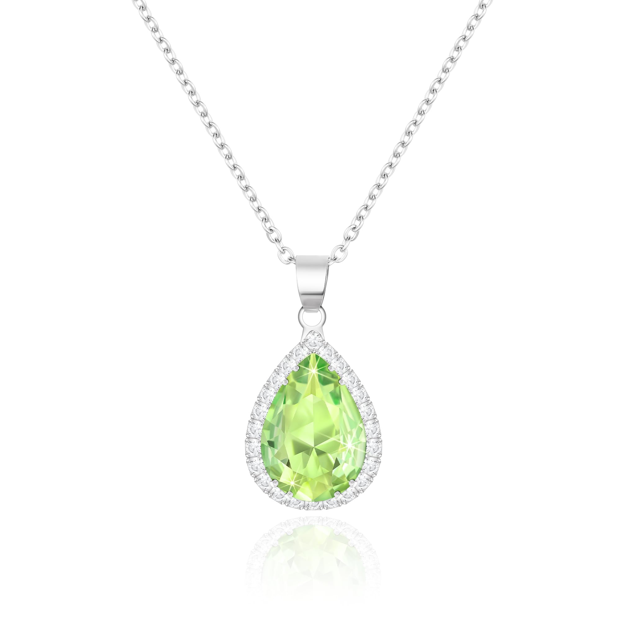 Linawe Silver Necklace for Women, Choker Necklace