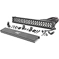 Rough Country 20" Black Series Dual Row LED CREE Light Bar | White DRL - 70920BD