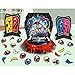 Power Rangers Ninja Steel Birthday Decorations Party Supplies Pack | Paper Straws, Hanging Swirls, Table Decorating Kit With Centerpieces, Confetti, and Jumbo Happy Birthday Add-an-Age Banner