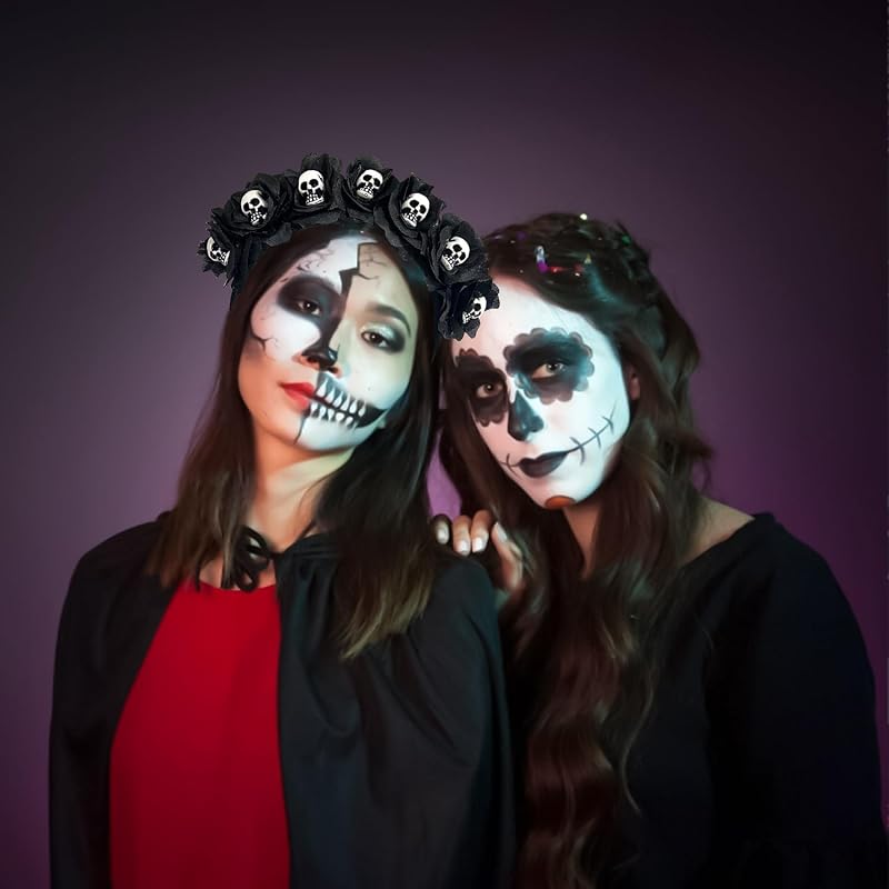Diadema de Halloween, Diadema Halloween, Accesorios para Halloweens para Carnaval, Cosplay, Fiesta, Mujer — foto 4 de 7