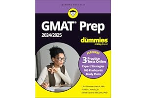 GMAT Prep 2024/2025 For Dummies (GMAT Focus Edition): Book + 3 Practice Tests + Flashcards Online