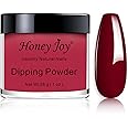 28g/Box Rossi Nail Dipping Powder Red Wine Dark Dip Powder Nail Kit (no.19)