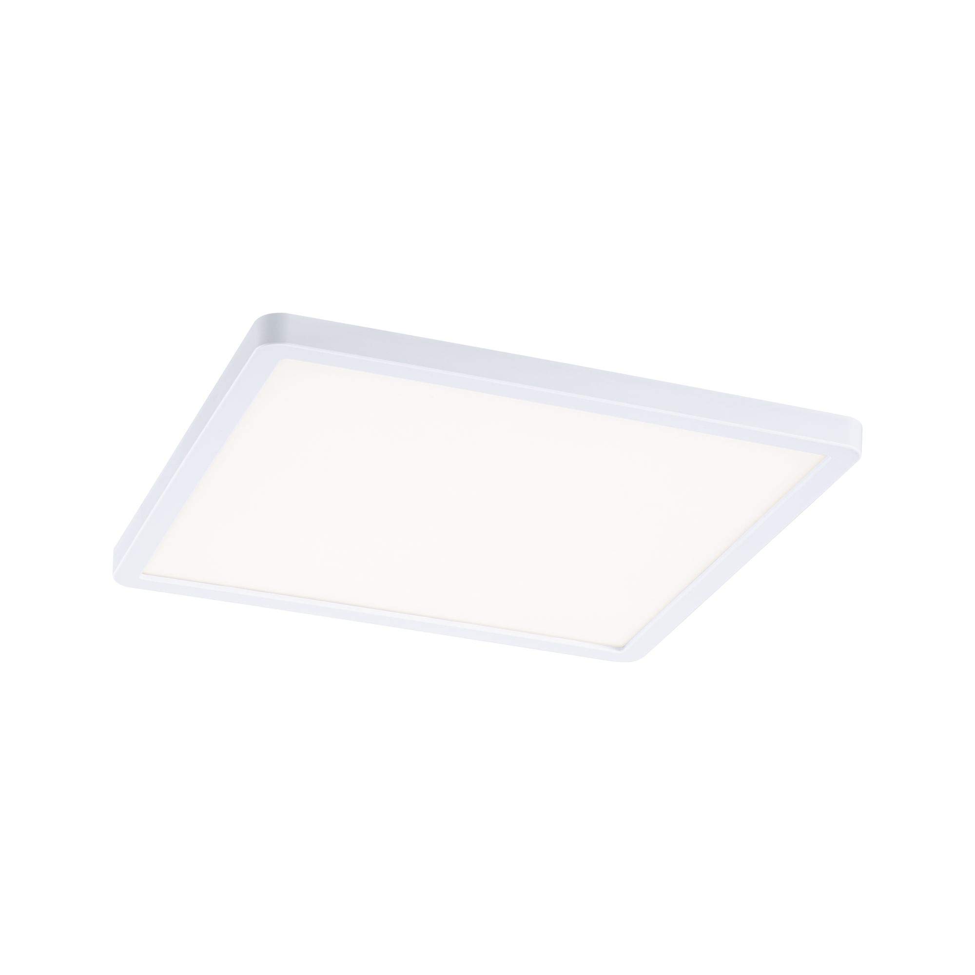 Paulmann 93060 Areo VariFit LED panel recessed luminaire IP44 3-step dim 230x230mm rectangular incl. 1x16W dimmable white plastic 4000K
