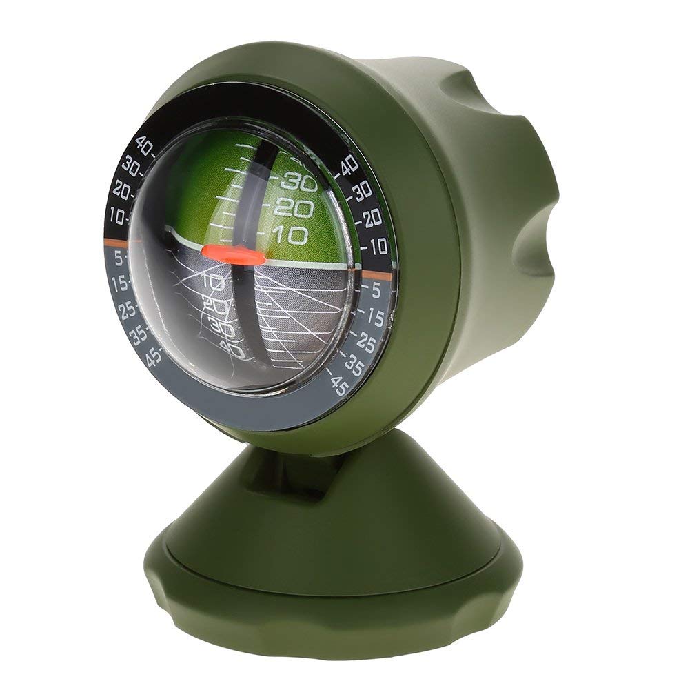 Alomejor Car Inclinometer Level Inclinometer for Outdoor Activities Angle Balancer Measuring Equipment Angle Slope Level