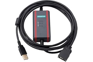 AMSAMOTION USB-CN226 for Omron CS CJ CQM1H CPM2C Series PLC Programming Cable to RS232 Data Downline Line FTDI Chip Isolation