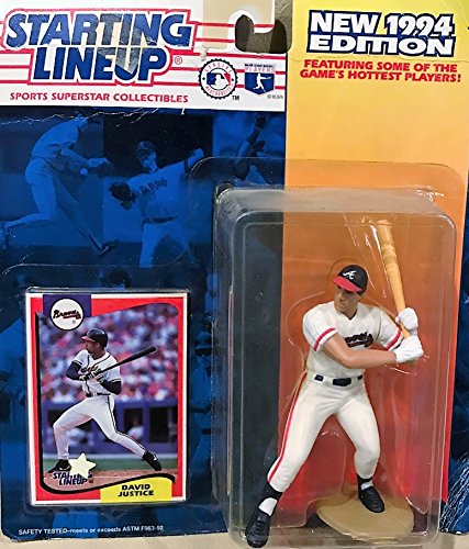 1994 David Justice Baseball Card and Figure - Sports Superstar Collectibles