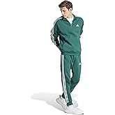 adidas Men's Essentials 3-Stripes Fleece Tapered Cuff Pants