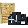 INK+ MC-G02 Maintenance Cartridge Waste Collector Unit with New Chip Compatible for Canon PIXMA G2160 G3160 G1220 G2260 G3260 G3360 G1420 G2420 G620 Printers Waste Maintenance Tank (1 Pack)