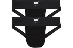 KNK Organic Cotton Jockstrap Gym Supporter – 3” Waistband, Soft & Durable