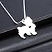 WeiVan Dog Pendant Necklace Golden Retriever Greyhound German Shepherd Dog Memorial Gift