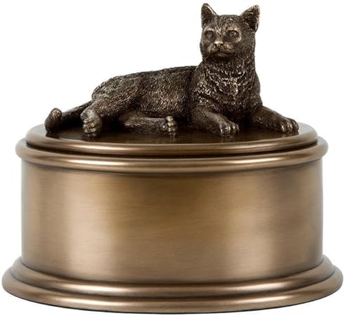 cat shaped urn