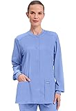 Cherokee Scrub for Women Snap Front Jacket with 3