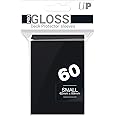 Ultra Pro Card Supplies Deck Protector Sleeves, Black, 60 Count
