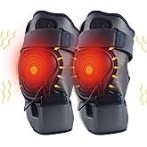 HONGJING Heated Knee Massager Brace Wrap for Knee Pain Relief - Ideal for Knee Relaxation and Pain Relief (1 Pair)