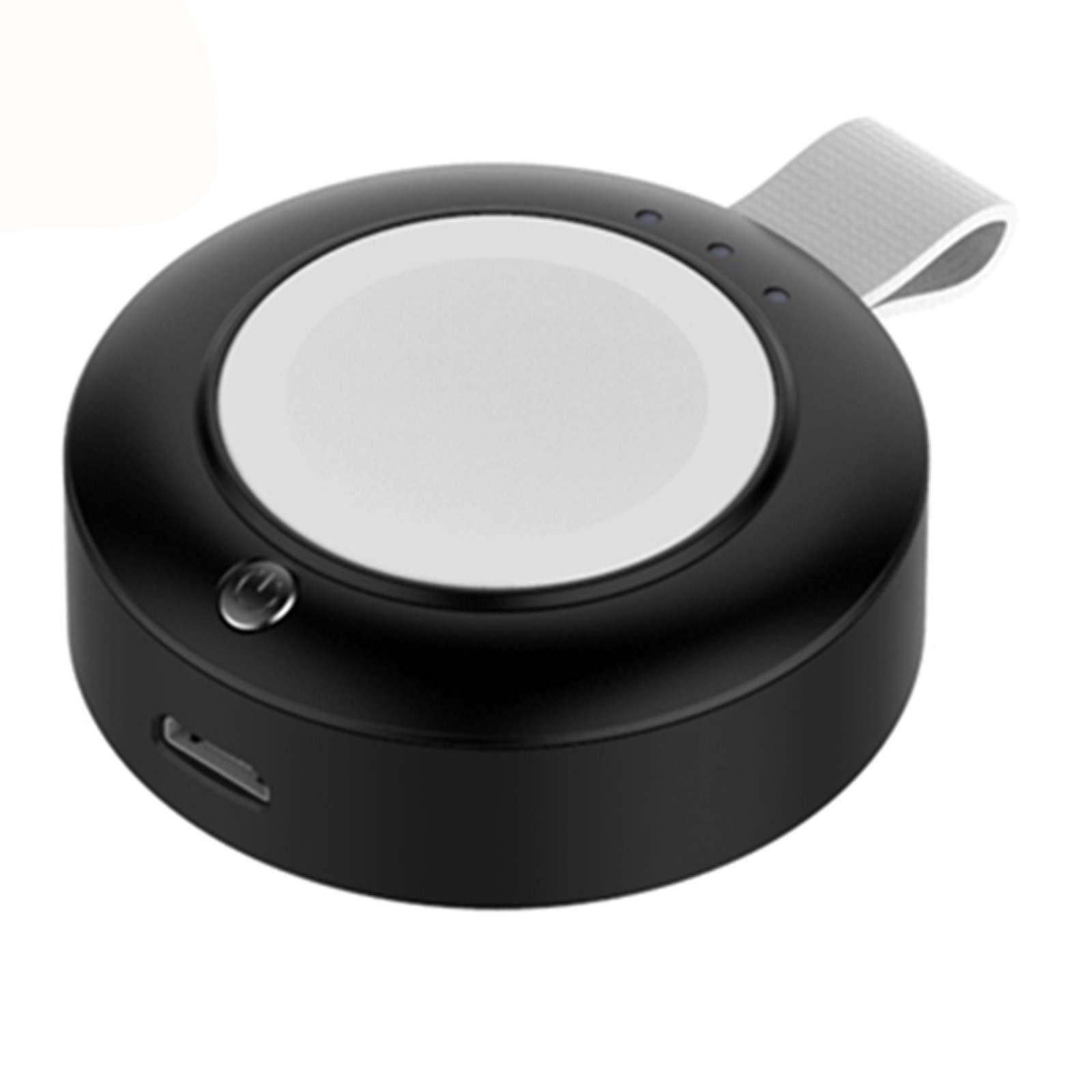 BECROWMEU Portable Wireless Intelligent Compatible Apple Watch Magnetic Fast Charging Pocket Sized Keychain Built in Power Compatible iWatch Series 3, 2, 1