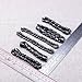 VIKI LYNN 2 Sets of Hematite Metal Magnetic Therapy Bracelets+2 Pcs of Magnetic Anklet