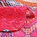 Exclusivo Mezcla 100% Cotton 3-Piece Multicolored Boho Paisley Full/Queen Size (92x88 Inch) Quilt Set as Bedspread/Coverlet/Bed Cover/Comforter- Lightweight, Reversible& Decorative, Pink