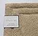Chardin Home - 100% Cotton two Piece Classicc Bath Rug Set, (21''x34'' & 17''x24'') with anti-skid spray latex back, Linen