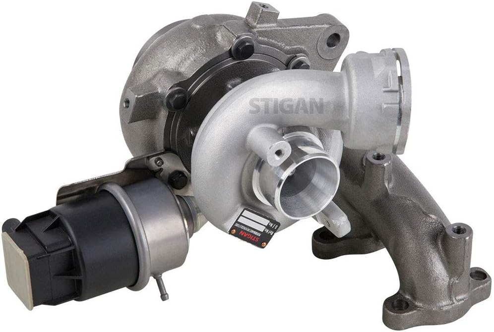 New Stigan Turbo Turbocharger w/Actuator For Volkswagen VW Jetta TDI 1.9 Diesel Mk5 BRM 2005 2006 Replaces 038253014Q - Stigan 847-1478 New