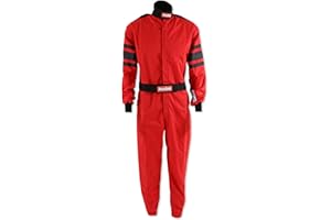 RaceQuip Racing Driver Fire Suit One Piece Multi Layer SFI 3.2A/ 5 Red X-Large 120016
