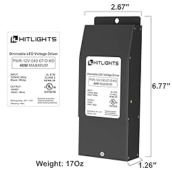 HitLights Dimmable LED Driver 12V