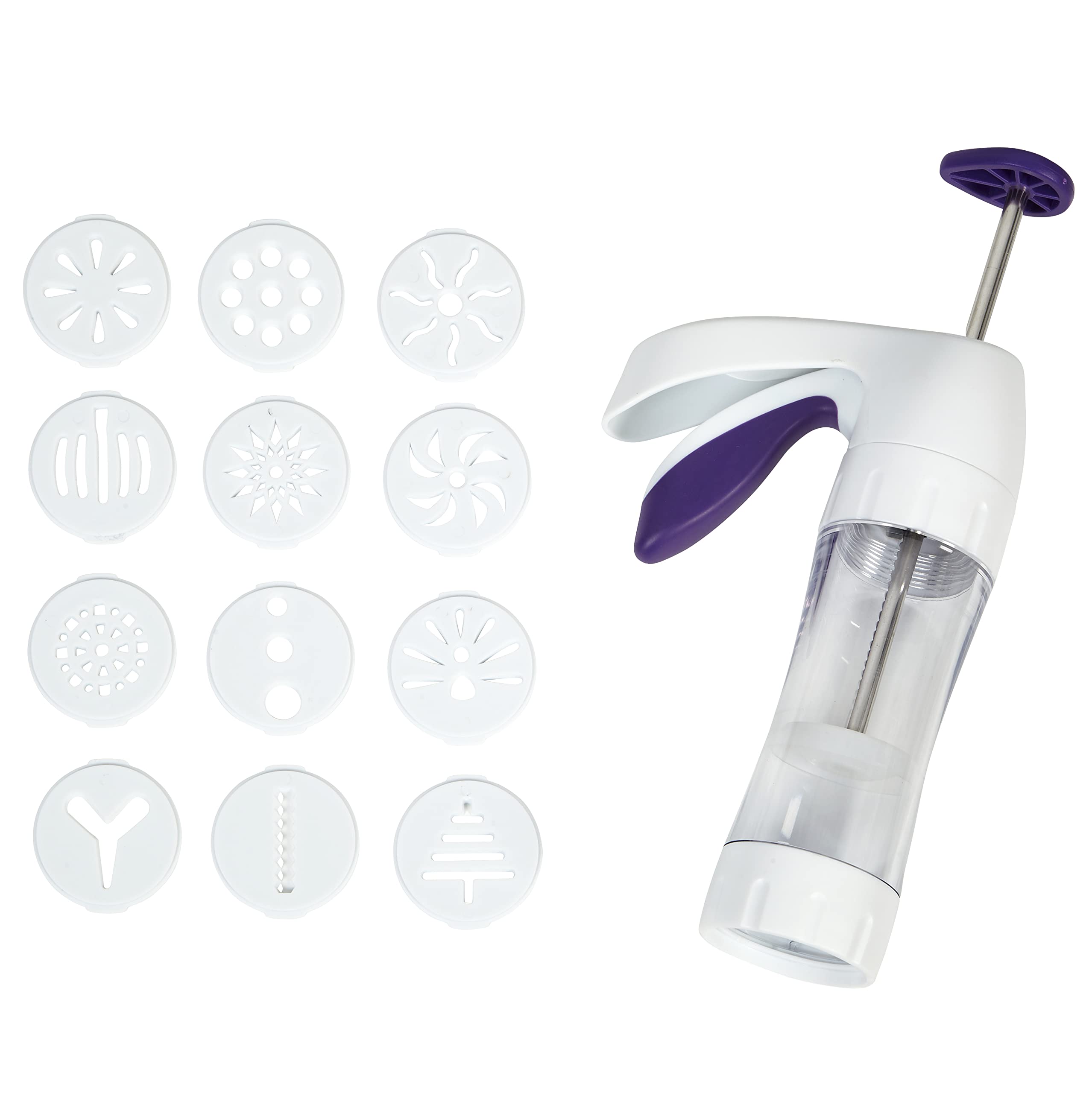 Photo 1 of Wilton Simple Success Cookie Press, 13-Piece
