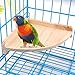 Mrli Pet Bird Perch Platform Stand Wood for Small Animals Parrot Parakeet Conure Cockatiel Budgie Canaries Gerbil Rat Mouse Chinchilla Hamster Cage Exercise Toysthumb 1