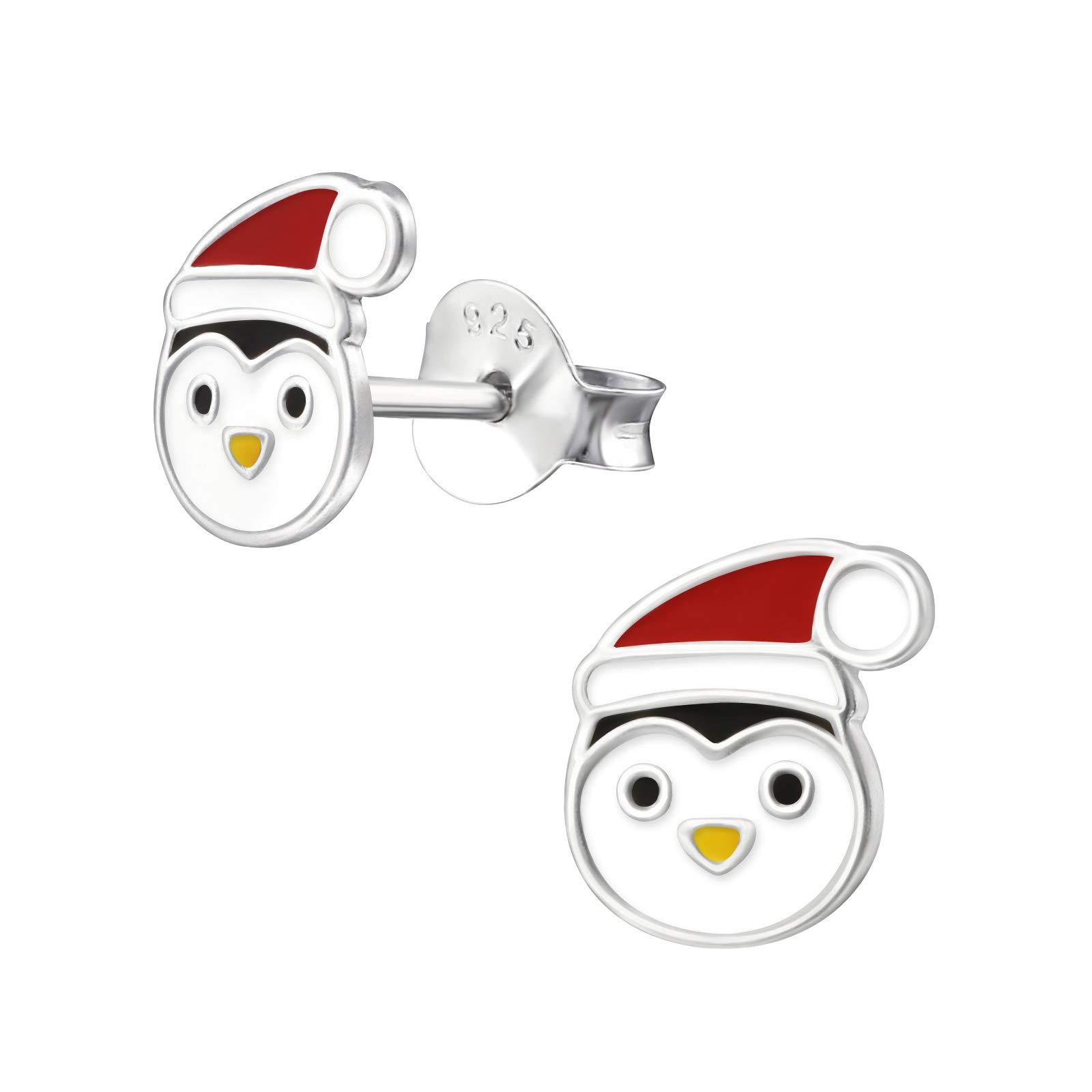 Katy Craig, Sterling Silver Christmas Penguin Earrings Gift