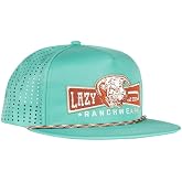 Lazy J Ranch Diamond Banner Performance Rope Hat - Unisex Adjustable Trucker Hat