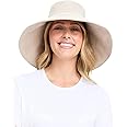 Solbari Ultra Wide Cotton Linen Hat - UPF50+ Packable UV Sun Protection Hat with Large Brim and Detachable Strap