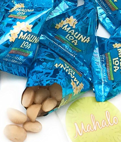 Mauna Loa Hawaiian Macadamia Nuts, Roasted with Sea Salt, Snack Size Nut Packages (0.5-ounce per pack, 60 packs total)