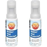 303 Products Rubber Seal Protectant &ndash; Windows, Hoods, Trunks, Rejuvenates Color &amp; Flexibility of Old &amp; Dry Seals, Weatherproofing &amp; UV Protection, 3.4 fl.oz (Pack of 2)