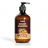 Bodylife Ginger Shampoo for Dandruff Hair, Anti-Dandruff Treatment - Itchy Dry Scalp Care Shampoo Ginger Extract Oil Strengthen Hair Formula, for Men and Women 16.91oz