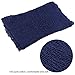 Tinksky Long Ripple Wrap - DIY Newborn Baby Photography Wrap-Baby Photo Props (Navy Blue)