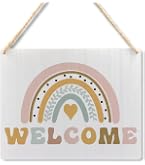 Yousoontic Retro Welcome Back To School Sign Set - 7 Piece Hanging Door Decor For Classroom