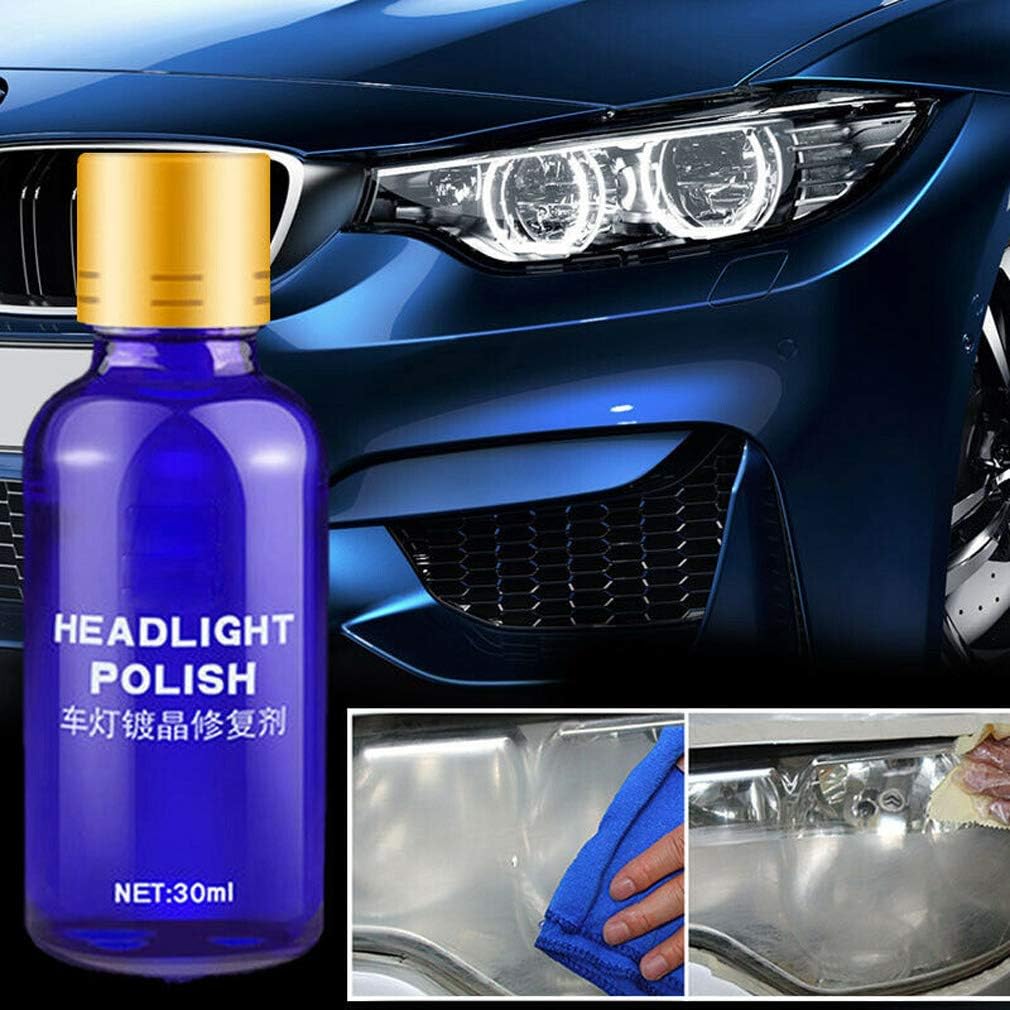 High Density Headlight Polish Liquid Cars Restoration Fluid Durable Car Repair 30ml