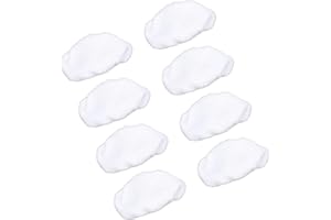 WIXGAOTK 8-Pack Steam Mop Pads for Handheld Steam Cleaner Reusable Microfiber Cloths Universal Fit Washable Cleaning Cloths f