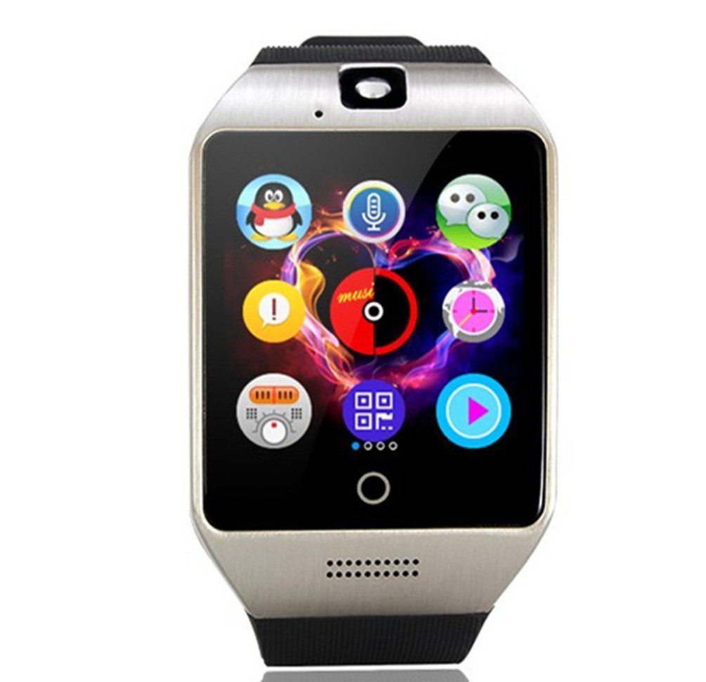 Smart Watch Phone,SUNETLINK Touch Screen Bluetooth Cell Phon e Watch Support Pedometer analysis/Sleep Monitoring with Camera NFC,for Android Smart Phones,Men Women Kids