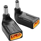 Adaptateur XT60 Vers DC7909 SinLoon Paquete De 2 Adaptadores XT60 A DC7909 XT60 A CC De 7,9 Mm X 0 Adaptateur Sans Soudure