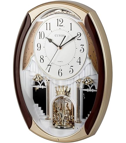 Amazon.com: Seiko Clock RE567G Wall Clock, Karakuri Clock, Radio